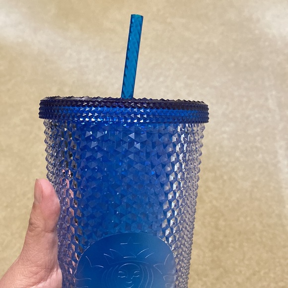 Blue Bling Korean Starbucks Studded Venti Cup - Picture 9 of 10